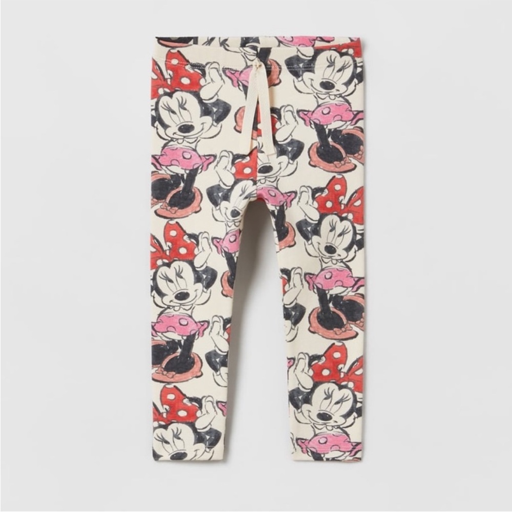 ZARA MINNIE MOUSE DISNEY LEGGINGS